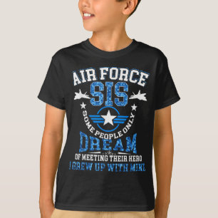 Camiseta Orgullosa hermana de la Fuerza Aérea Camo Shirt Ve