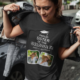 Camiseta Orgullosa hermana de la graduación