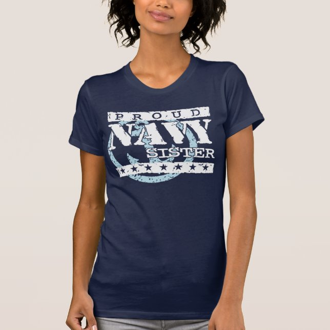 Camiseta Orgullosa hermana de la Marina (Anverso)