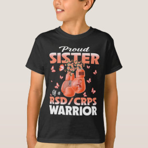 Camiseta Orgullosa Hermana De Un Boxin De Conciencia De Gue
