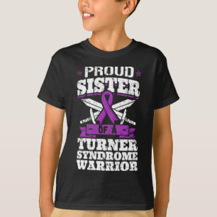 Camiseta Orgullosa Hermana De Un Guerrero Del Síndrome De T
