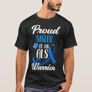 Camiseta Orgullosa Hermana De Una Hermana Guerrera Contra E