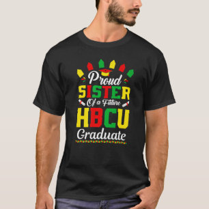 Camiseta Orgullosa Hermana Del Futuro Collage Negra De Grad