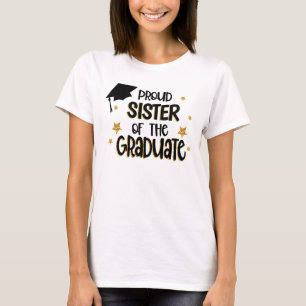 Camiseta Orgullosa hermana del graduado