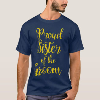 Camiseta Orgullosa Hermana Del Groom