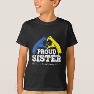 Camiseta Orgullosa hermana Día Mundial de la Lucha contra e