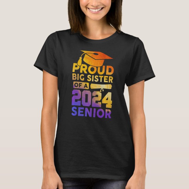 Camiseta Orgullosa Hermana Grande De Una Clase Superior De  (Anverso)