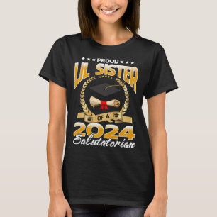 Camiseta Orgullosa Hermana Lil De Un Saludo De 2024