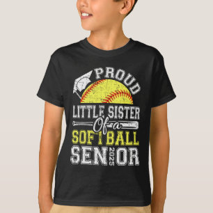 Camiseta Orgullosa Hermana Pequeña De Un Softll Gradua De 2