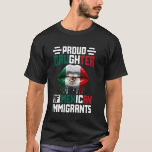 Camiseta Orgullosa Hija De Inmigrantes Mexicanos