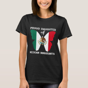 Camiseta Orgullosa Hija De Inmigrantes Mexicanos Latino Ant