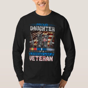 Camiseta Orgullosa Hija De La Guerra De Corea