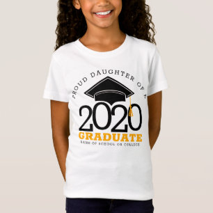 Camiseta Orgullosa hija de un graduado de cualquier año