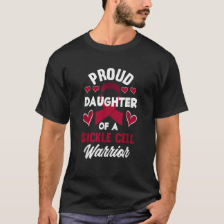 Camiseta Orgullosa Hija De Un Guerrero De Células Falciform