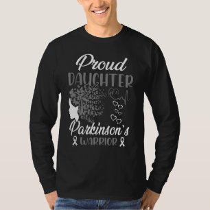 Camiseta Orgullosa hija de un guerrero de Parkinson, Gray B