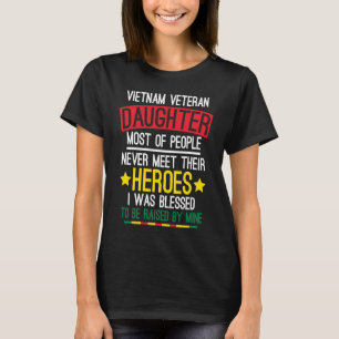 Camiseta Orgullosa hija de un veterano de Vietnam 2