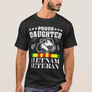 Camiseta Orgullosa hija de un veterano de Vietnam día de lo