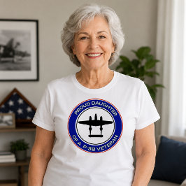 Camiseta Orgullosa hija de una veterana del P-38