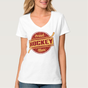 Camiseta Orgullosa Hockey Mamá, con nombre y número