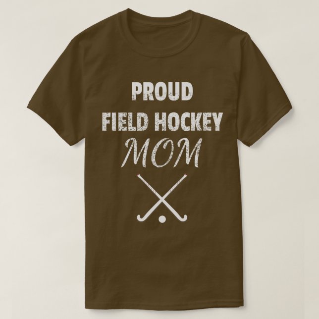 Camiseta Orgullosa hockey sobre hierba, mamá divertida y or (Diseño del anverso)