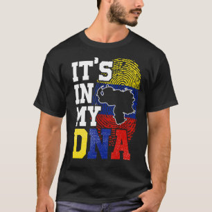 Camiseta Orgullosa huella dna ven venezolana en Caracas