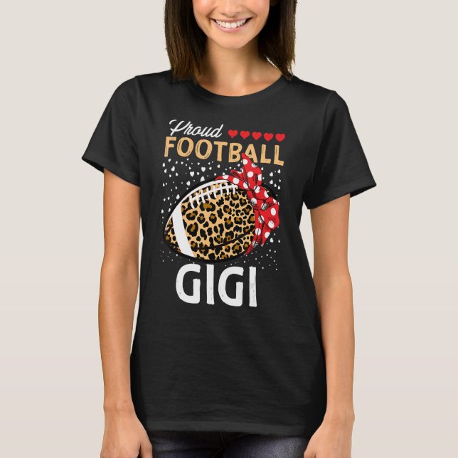 Camiseta Orgullosa jugadora del Día del Leopardo femenino d (Anverso)