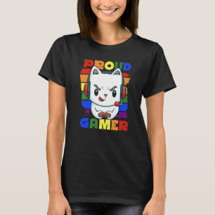 Camiseta Orgullosa jugadora gaymer chica lesbiana jugadora 