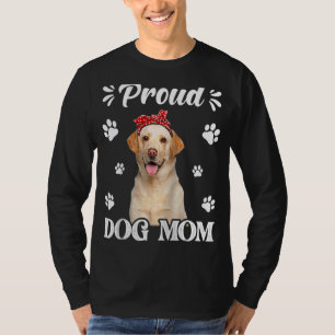 Camiseta Orgullosa Labrador Perro Mamá cachorro Día de la M