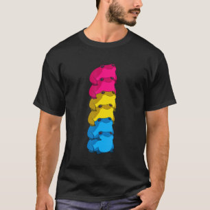 Camiseta Orgullosa Lgbt La Rana De Bandera Pansexual