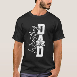 Camiseta Orgullosa lucha contra papá, gracioso padre luchad