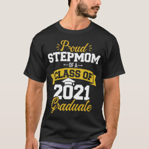 Camiseta Orgullosa madrastra de una clase de graduado en 20