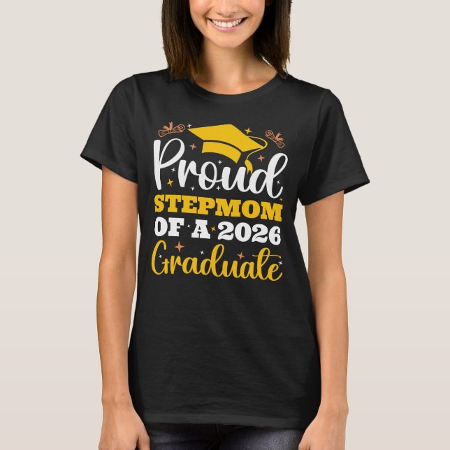 Camiseta Orgullosa Madrastra Personalizada De Un 2026 Cool (Anverso)
