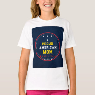Camiseta Orgullosa Madre Americana 4 de Julio