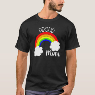 Camiseta Orgullosa madre apoya a hija de hijo arcoiris de L