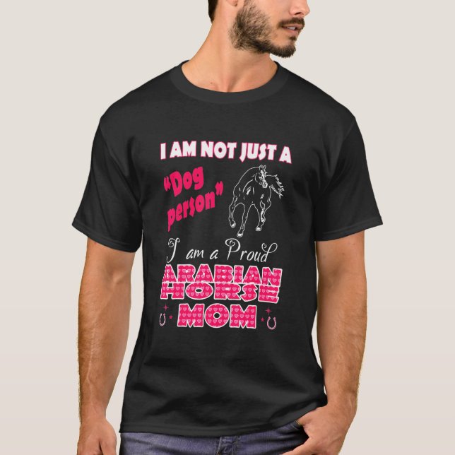 Camiseta Orgullosa madre árabe de caballo (Anverso)