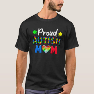 Camiseta Orgullosa Madre Autista Rompecabezas Autismo Coraz