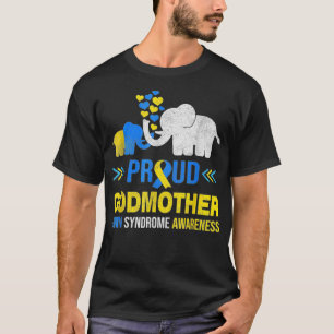 Camiseta Orgullosa Madre con síndrome de Down Conciencia Ye