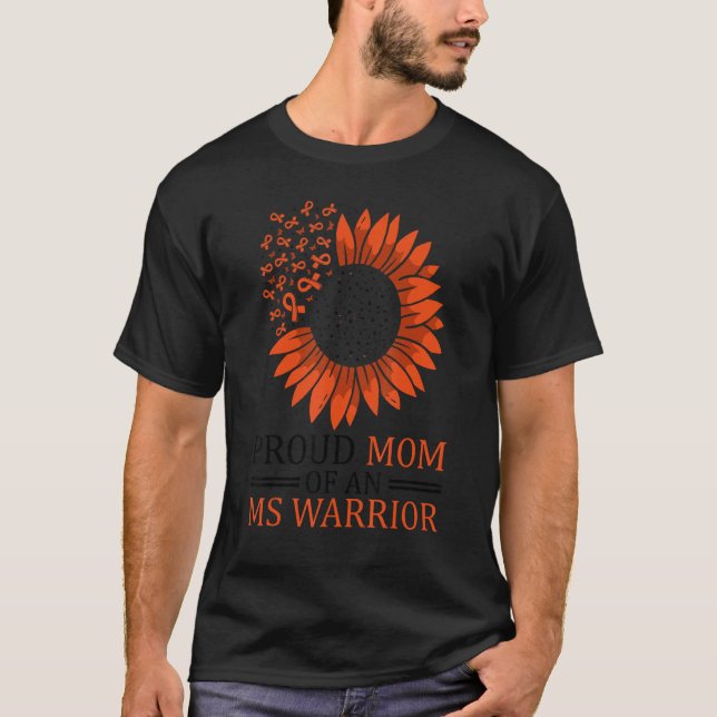 Camiseta Orgullosa madre de alguien con esclerosis múltiple (Anverso)