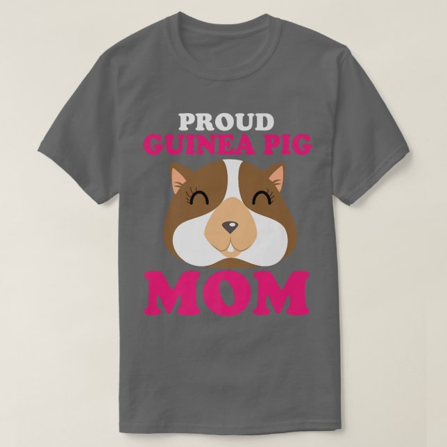 Camiseta Orgullosa madre de cerdo guineana Furry Potato Ham (Diseño del anverso)