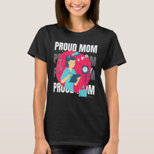 Camiseta Orgullosa Madre de Enfermera Día de la Madre Mama 