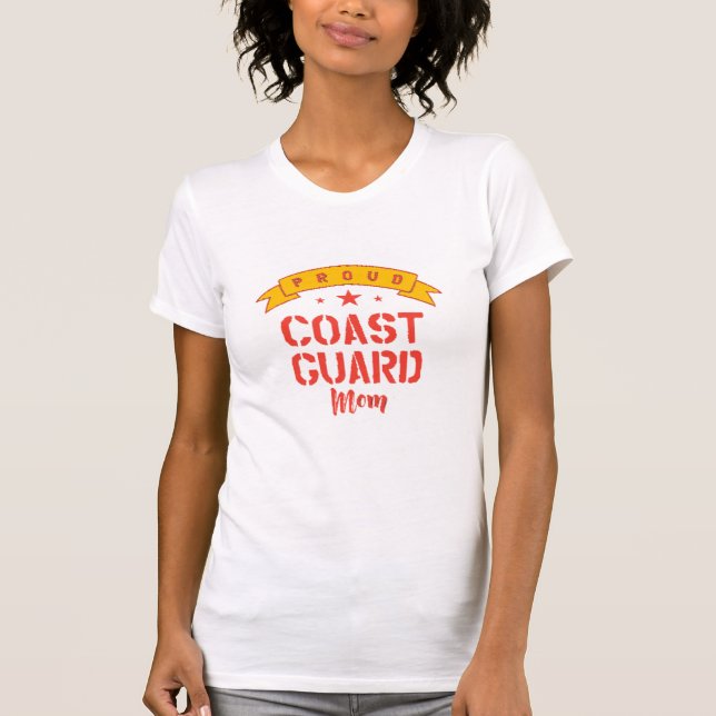 Camiseta Orgullosa madre de guardacostas (Anverso)