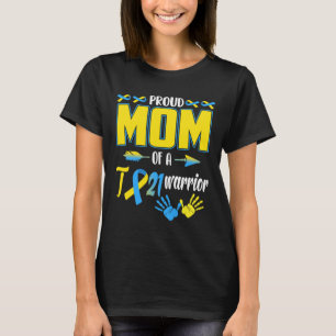 Camiseta Orgullosa Madre De Guerrero T21 Conciencia Del Sín