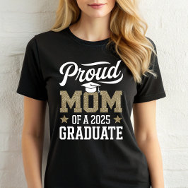 Camiseta Orgullosa madre de la clase de graduados de 2025 S