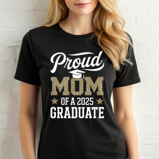 Camiseta Orgullosa madre de la clase de graduados de 2025 S