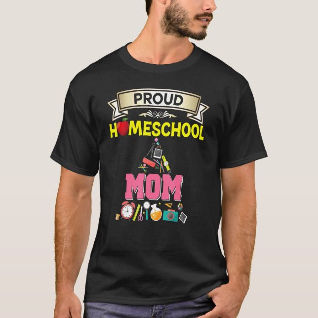 Camiseta Orgullosa Madre De La Escuela De Regreso A La Escu (Anverso)