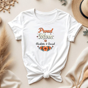 Camiseta Orgullosa madre de [su nombre]   Mamá personalizad
