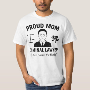 Camiseta Orgullosa madre de un abogado penalista