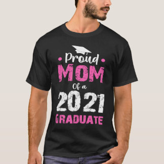 Camiseta Orgullosa madre de un Día de la Madre de graduados