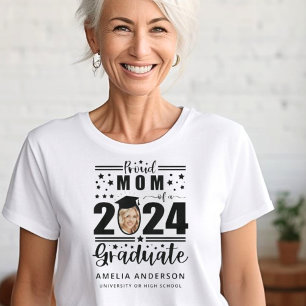 Camiseta Orgullosa madre de un graduado de 2024