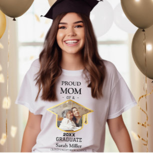 Camiseta Orgullosa madre de un graduado de 2025 con foto y